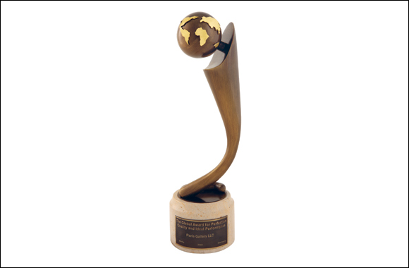 Paris Gallery awarded the Global Award for Perfection, Quality & Ideal Performance in Berlin, Germany