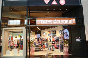 French Fashion clothing brand Tapeàl'oeil opens its new store at Mall Of The Emirates