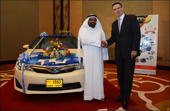 Al-Futtaim Motors and Cars Taxi further develop environmental partnership with handover of 55 Toyota Camry Hybrid in Dubai