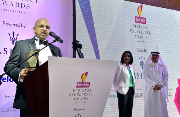 Doha Bank CEO honored with Business man of the year award