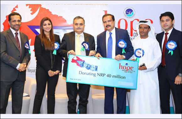 ASTER DM FOUNDATION to help build 500 houses for earthquake victims in Nepal with a AED1.4 mn donation
