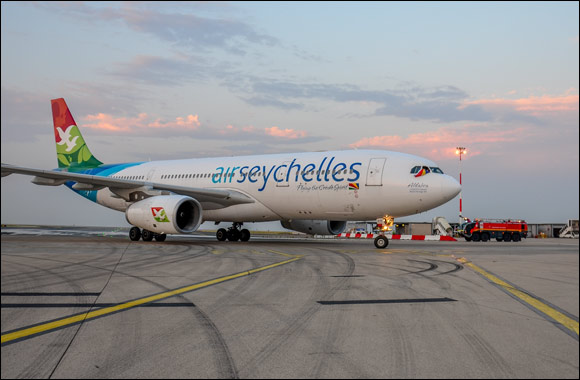 Air Seychelles' inaugural non-stop flight to Paris touches down