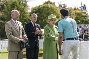 HM Queen Elizabeth II, joins Bentley customers, for the Bentley Royal Windsor Cup