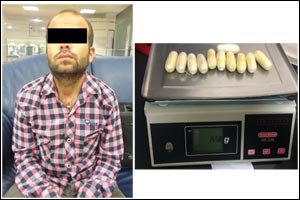 Dubai Customs intercepts smuggling of 1kg heroin in stomach at DXB Terminal 2