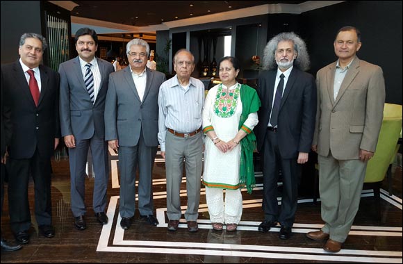 Reception for Indian author