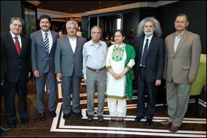 Reception for Indian author