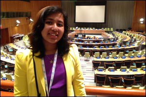 15 year old UAE resident makes a mark at the United Nations