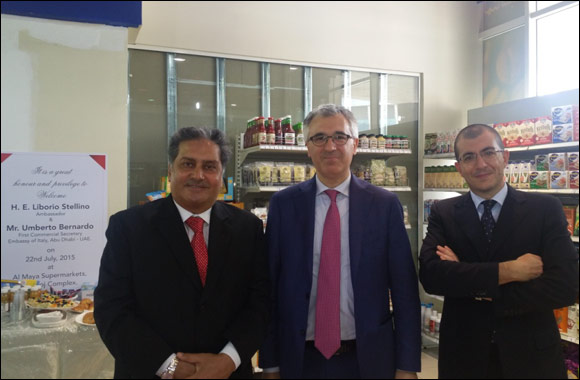 Ambassador of Italy visits Al Maya Supermarket