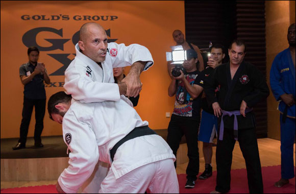 Royce Gracie, UFC legend visited UAE's fitness enthusiasts, hosted by Gold's Gym UAE