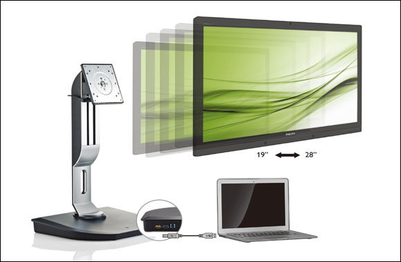 Connectivity hub: Philips Monitor Stand and Universal Dock in One