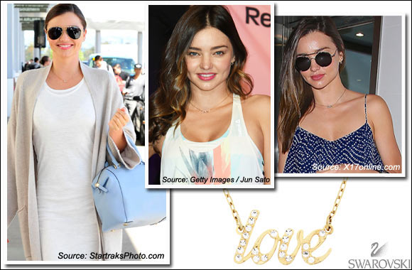 Miranda Kerr wears Swarovski -- Love is in the air!