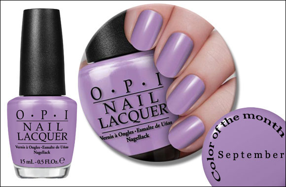 September color of the month: OPI's do you lilac it' shade
