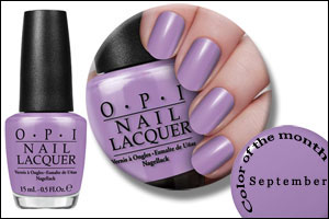 September color of the month: OPI's ‘do you lilac it' shade