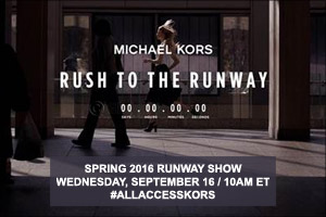 Michael Kors creates an engaging interactive Spring 2016 runway show experience for fans around the world