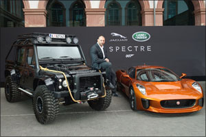 Global unveiling of Jaguar Land Rover Bond cars