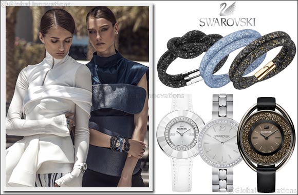 Margaret Zhang styles Swarovski's Fall/Winter 2015 collection in Dubai