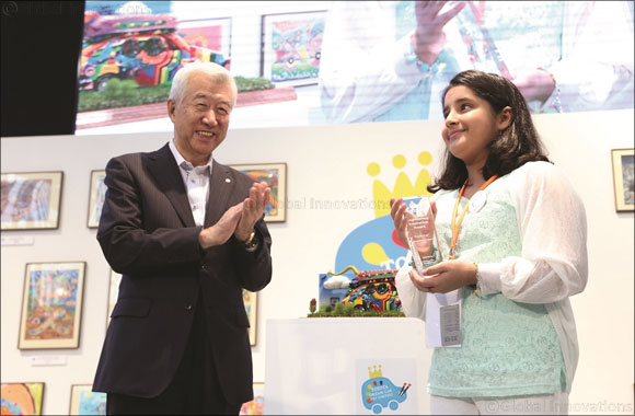 9-year old from the UAE wins first ever Engineering Inspiration Award at the Toyota Dream Car Art Contest in Japan