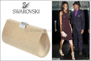 Winnie Harlow stuns with sparkling Swarovski Evening Bag