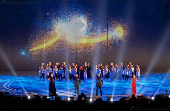 Egypt President Al Sissi Attends Special Performance of Sharjah Epics, �Egypt, the Place and the Status� and �Clusters of Light� in Cairo
