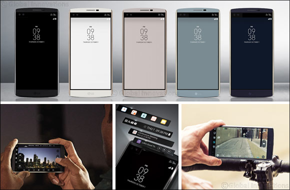 LG unveils V10, a smartphone designed with creativity in mind