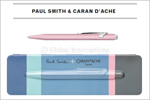 Paul Smith is delighted to collaborate with Caran d'Ache, creator of iconic writing and color instruments