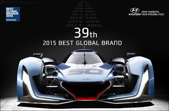 Hyundai recognised as one of the world's top 40 brands in international study
