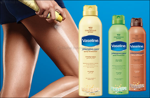 New Vaseline Spray & Go Moisturizer Offers Category Changing Innovation with a Continuous 360 Targeted Spray