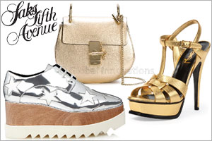 Saks Fifth Avenue - Metalic Trends!