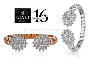 Liali's exclusive Pear and Ice bangles