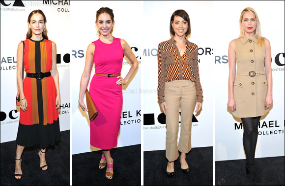 Celebrities in Michael Kors Collection at the MOCA Women in the Arts Luncheon