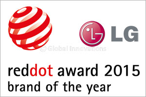 LG Named Brand of the Year 2015 at Red Dot Award