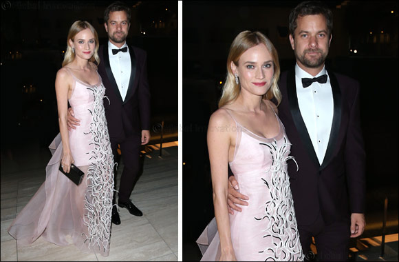 Diane Kruger wears Carolina Herrera for the amFAR Inspiration Gala on Thursday, October 29th