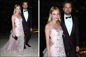 Diane Kruger wears Carolina Herrera for the amFAR Inspiration Gala on Thursday, October 29th