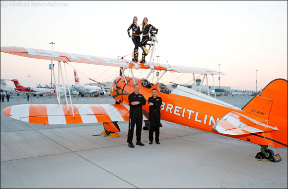 Aviation Spectacular! Breitling Wingwalkers Wow at Dubai Airshow 2015