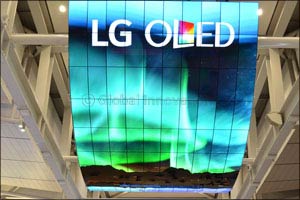 LG Electronics debuts world's largest OLED Display