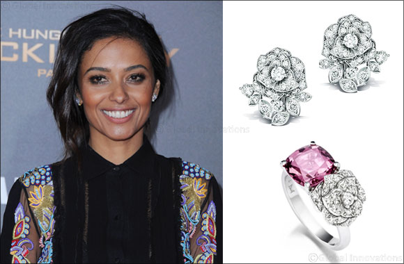 Meta Golding shines in Piaget at The Hunger Games: Mockingjay Part 2 premiere