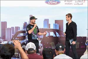 Driving Sensation Ken Block meets fans at Al Tayer Motors