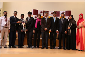 Abu Dhabi Indian School bags Credence UAE Quiz Masters Tournament 2015 trophy