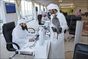 Fazza Championship for Falconry Tilwah begins the season with Faroukh (younger falcons)