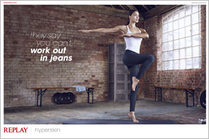 A new dimension in denim experience. Replay reinvents the future of Athleisure
