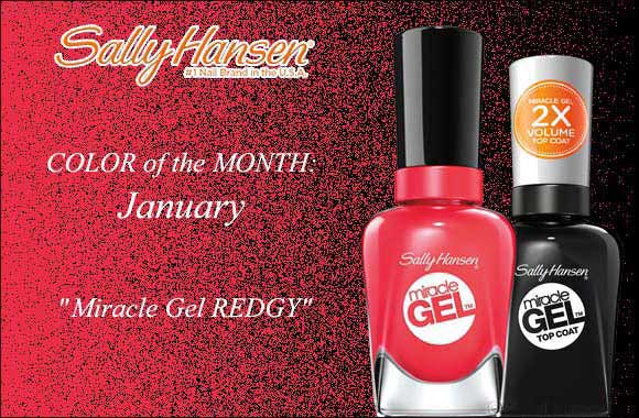 Sally Hansen Color of the Month January: Miracle Gel Redgy!