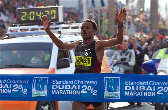 Abshero targets another course record at Standard Chartered Dubai Marathon