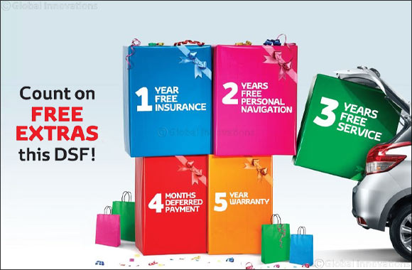 Incredible Free Extras from Al-Futtaim Motors spell big wins for customers this DSF
