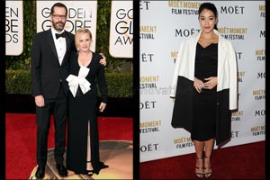 Gina Rodriguez  + Patricia Arquette in PAULE KA -  Golden Globe Awards