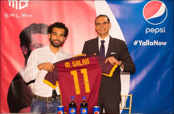 Pepsi's New Brand Ambassador unveiled: Roma's Egyptian Winger Mohamed Salah