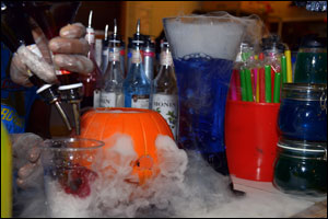 Global Village's first ‘Witch Bar' attracts hundreds of visitors to try spooky themed drinks and other unusual beverages