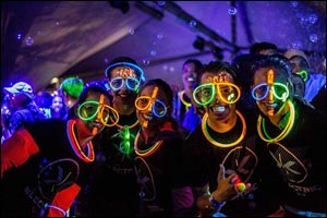 Sensational after party at the Yas Viceroy for electric runners this weekend