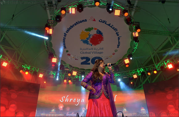 Indian Singing Sensation Shreya Ghoshal enthralls audiences at Global Village