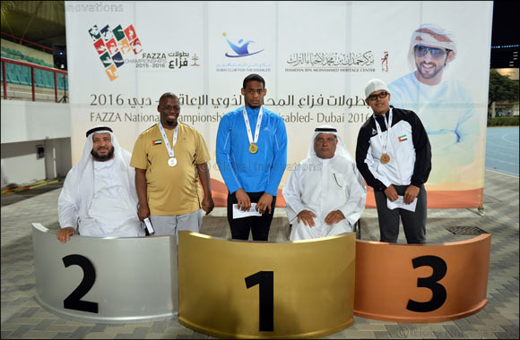 The UAE's disabled athletes were out in full force at a local track and field meeting this weekend