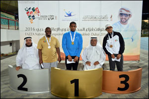 The UAE's disabled athletes were out in full force at a local track and field meeting this weekend